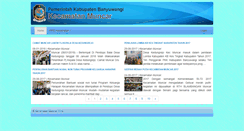 Desktop Screenshot of muncar.banyuwangikab.go.id