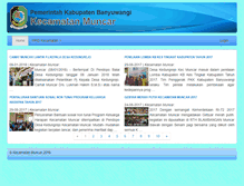 Tablet Screenshot of muncar.banyuwangikab.go.id