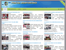 Tablet Screenshot of portal.banyuwangikab.go.id