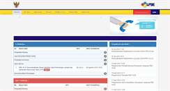 Desktop Screenshot of lpse.banyuwangikab.go.id