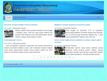 Tablet Screenshot of kalibaru.banyuwangikab.go.id